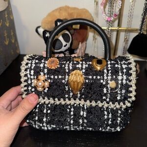 Kurt Geiger Crossbody Black and Gold